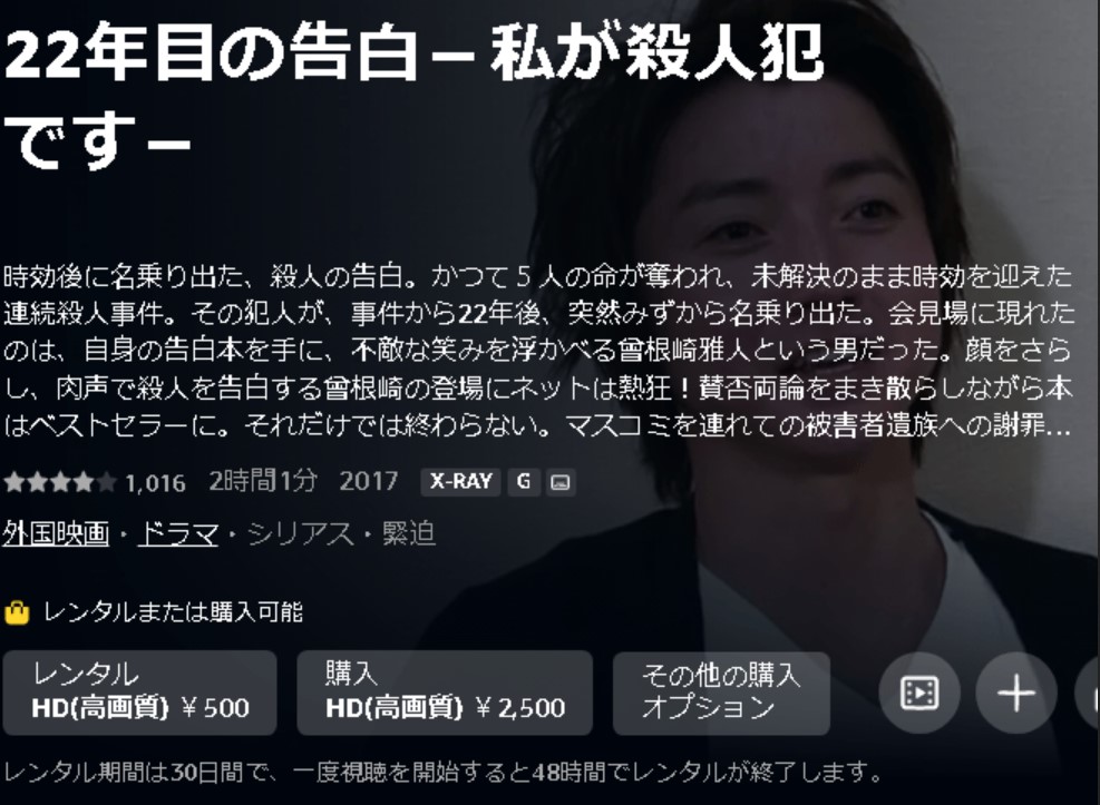 22年目の告白 -私が殺人犯です-