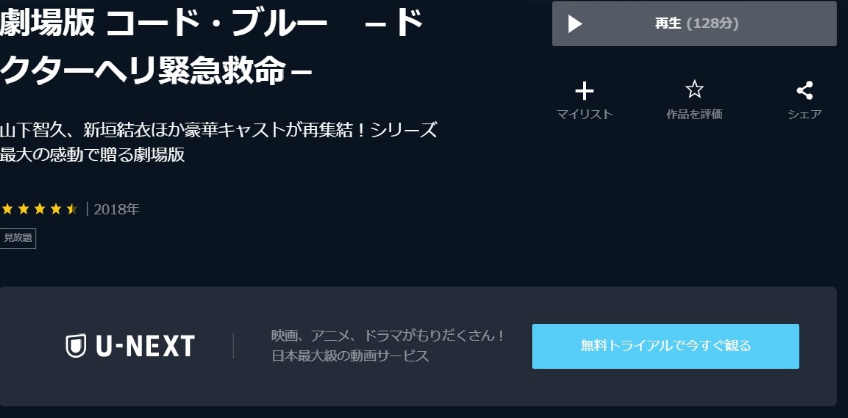 劇場版 コード・ブルー ‐ドクターヘリ緊急救命‐