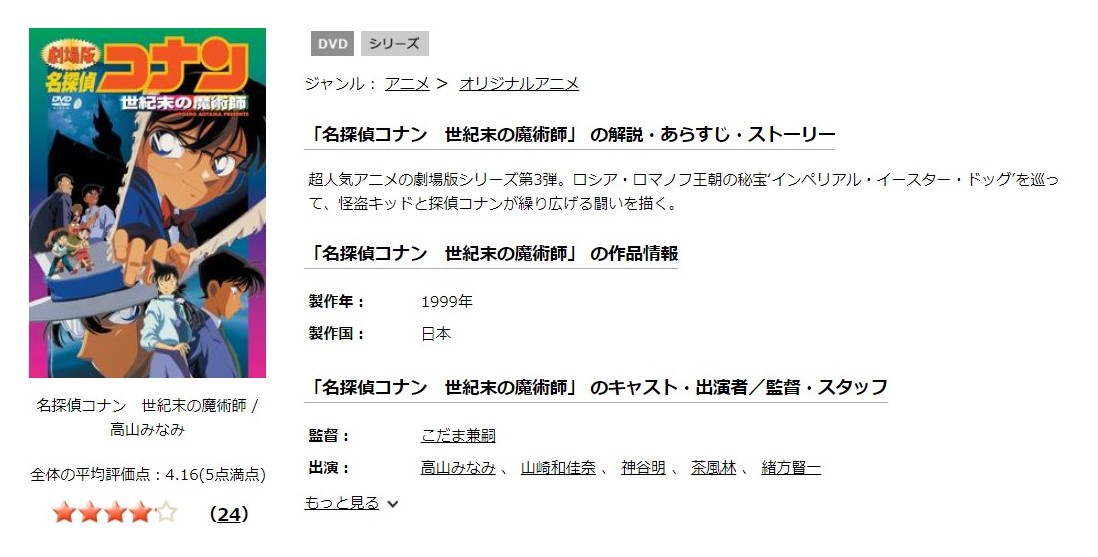 名探偵コナン 世紀末の魔術師