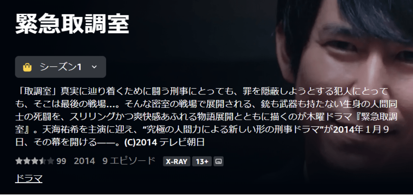 緊急取調室 シーズン1（2014）