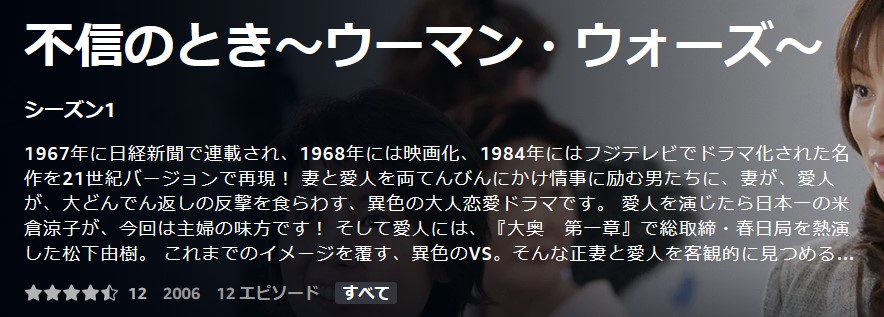 不信のとき～ウーマンウォーズ～