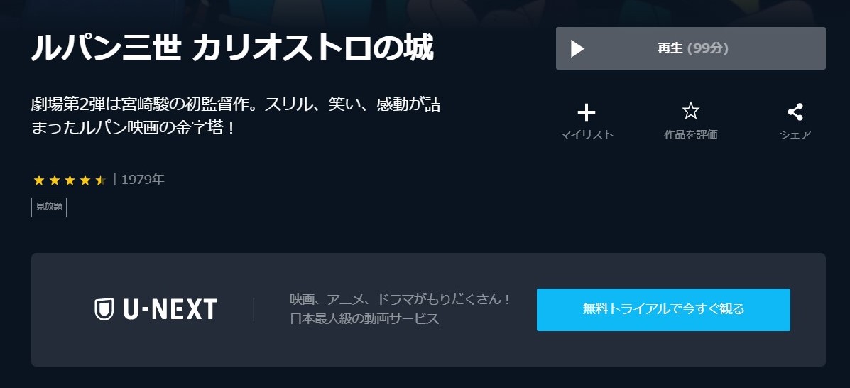 ルパン三世 カリオストロの城