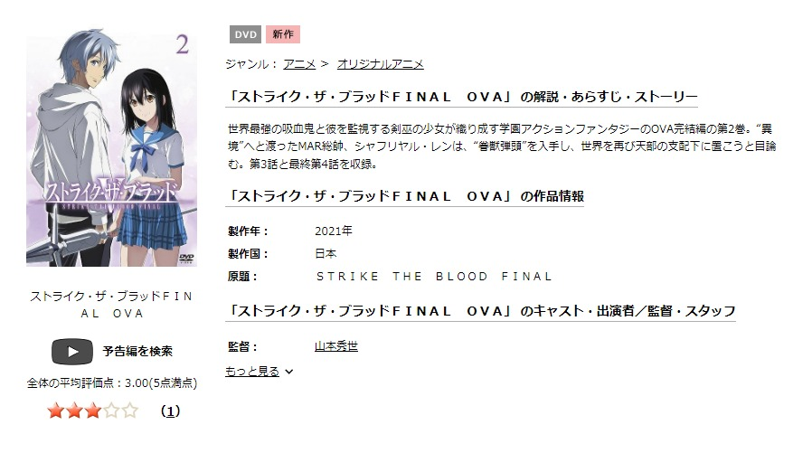 ストライク・ザ・ブラッド FINAL
