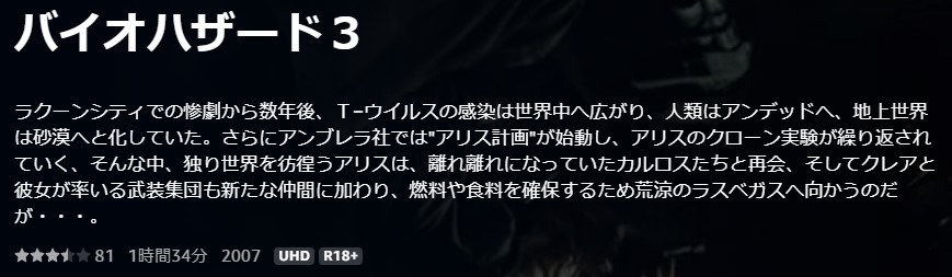 バイオハザードIII