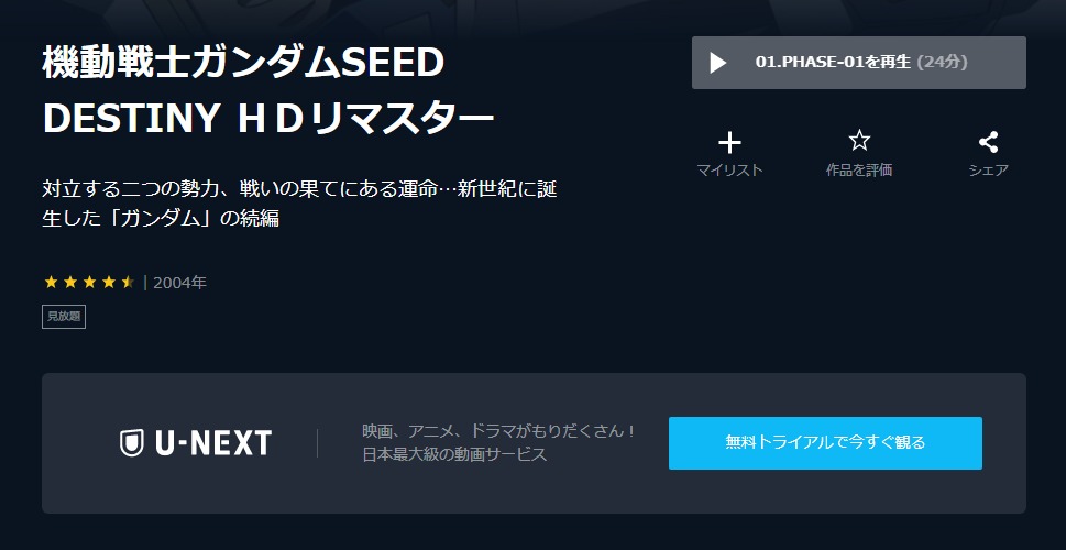 機動戦士ガンダムSEED DESTINY（2期）
