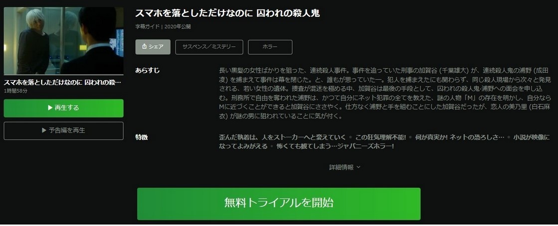 スマホを落としただけなのに 囚われの殺人鬼