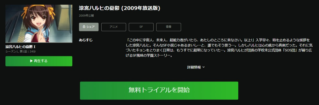 涼宮ハルヒの憂鬱（1期）
