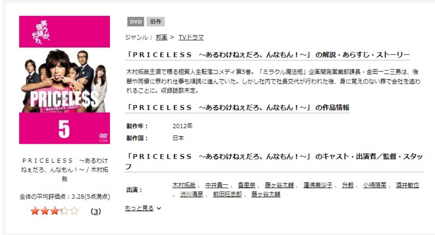 プライスレス