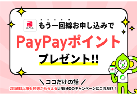 追加回線PayPayポイントプレゼントキャンペーン